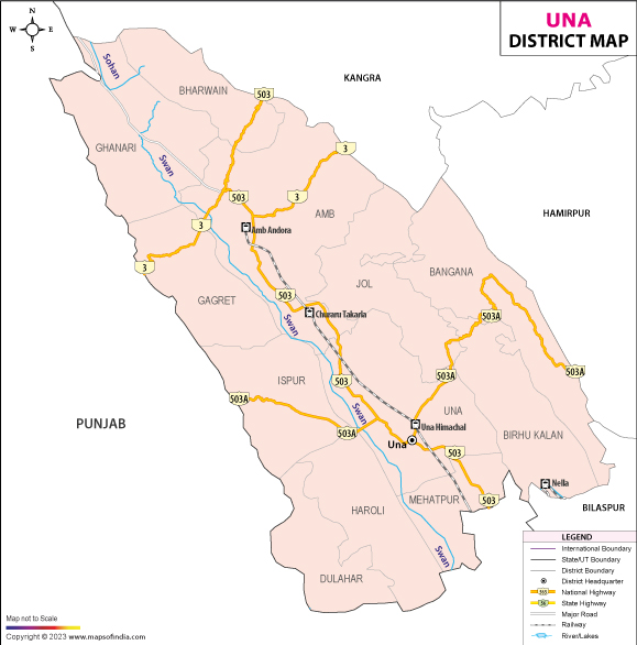 District Map of Una