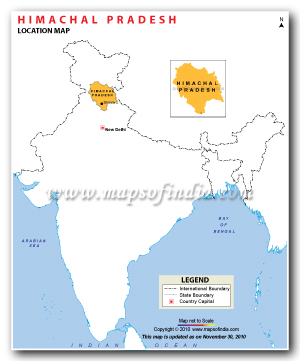 Himachal Pradesh Map