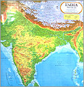 India Physical Map
