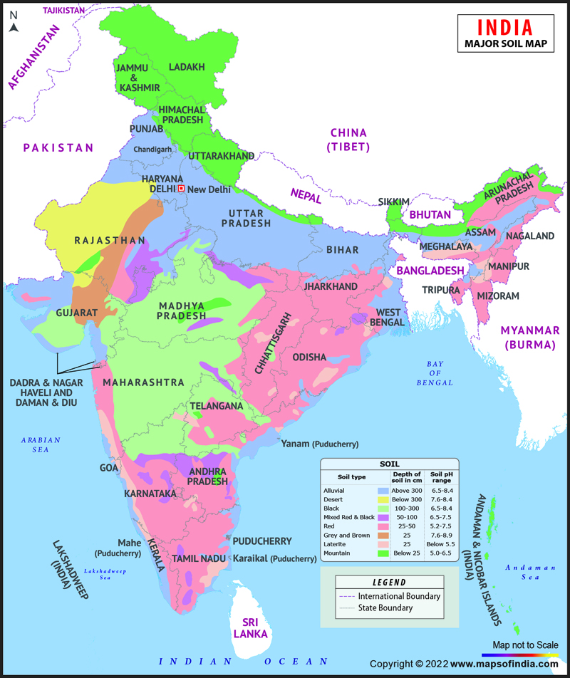 Soil Map of India