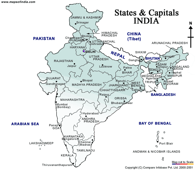 Map Of India