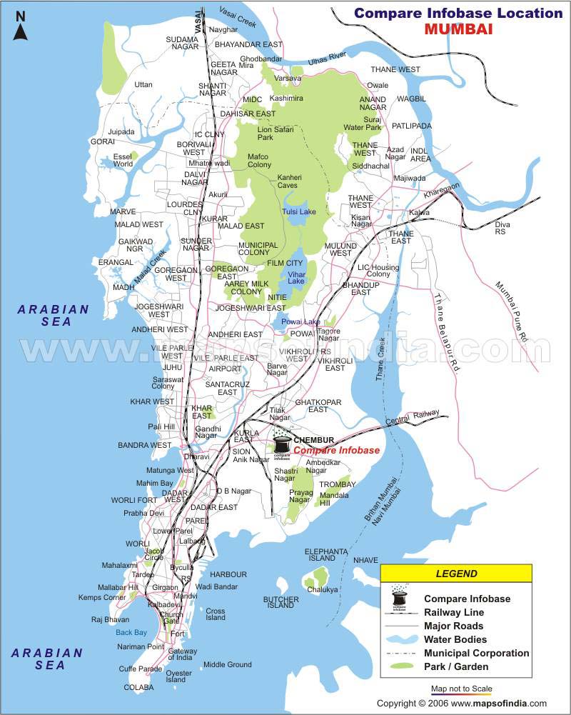 Click here for
Office Location Map of Chembur