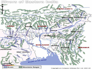 River Network of East India