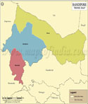 Bandipora Tehsil Map
