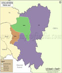 Leh Tehsil Map
