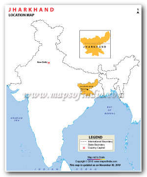 Jharkhand Map