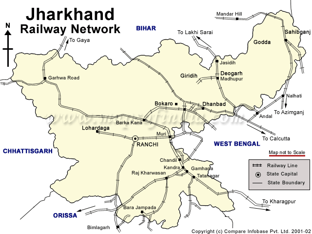 Map Of Jharkhand