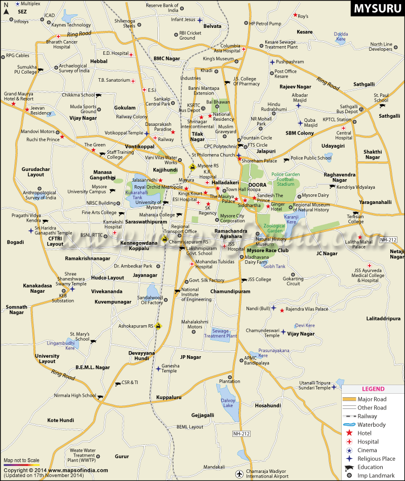 Mysore Map