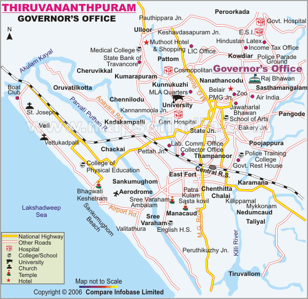 [Buy this map in different Map Of Kerala. [Buy this map in different