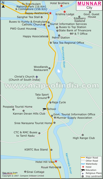 Munnar Map