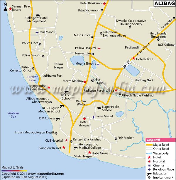 City Map of Alibag
