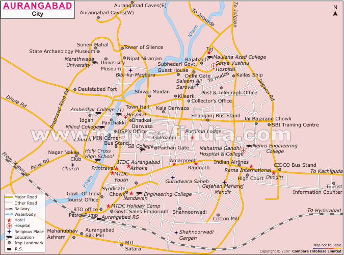 Aurangabad City Map