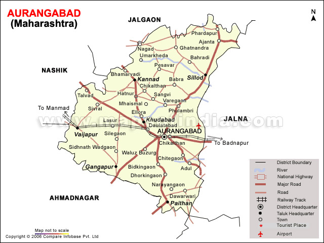 Aurangabad District Map
