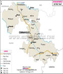 Osmanabad District Map