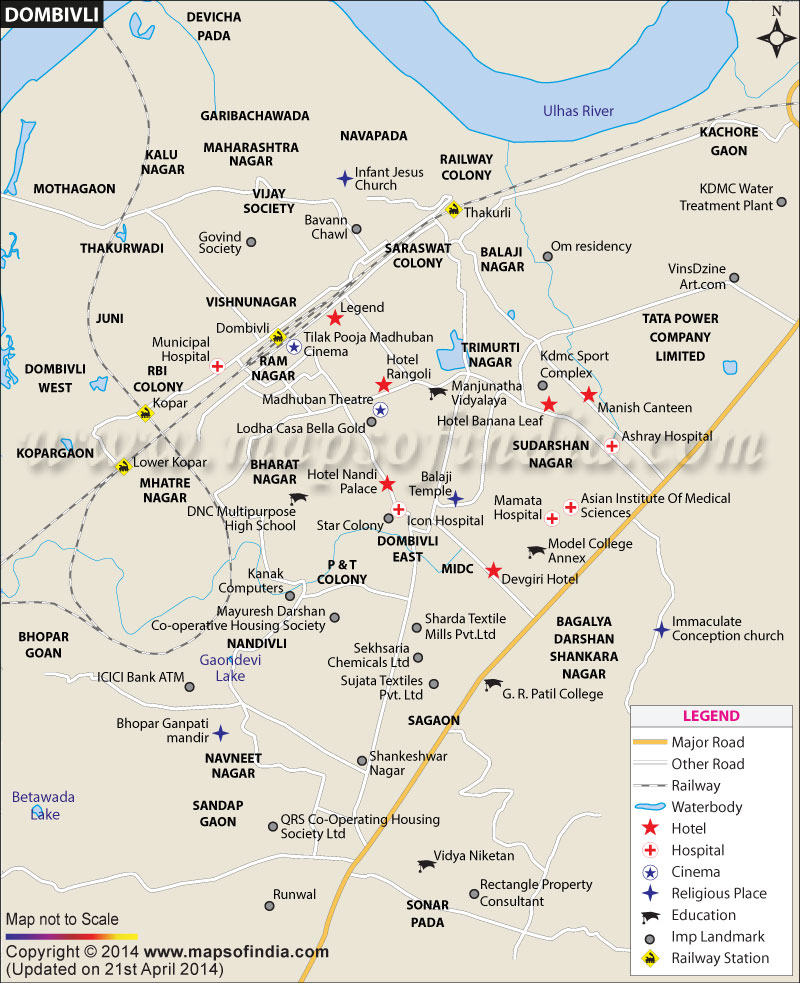 Dombivli City Map