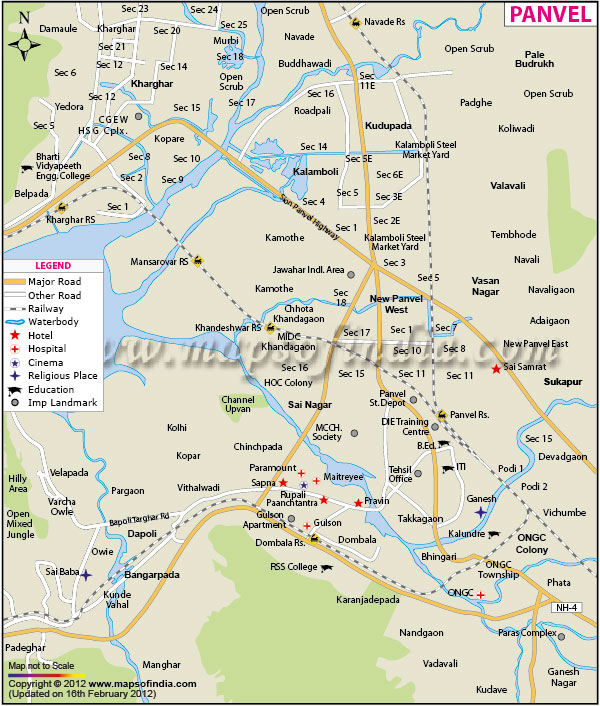 Map of Panvel