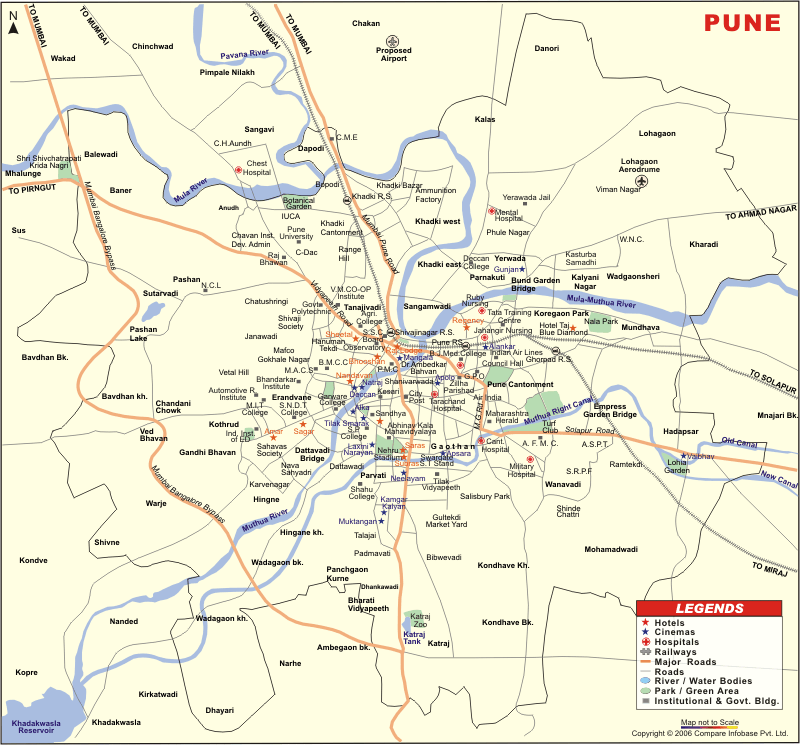 Pune City Map