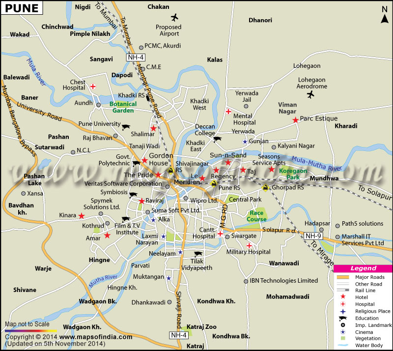 City Map of Pune