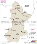 Gondia Railway Map