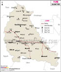Pune Railway Map