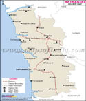 Ratnagiri Railway Map