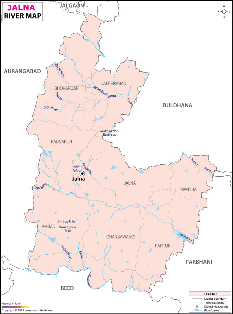 River Map of Jalna