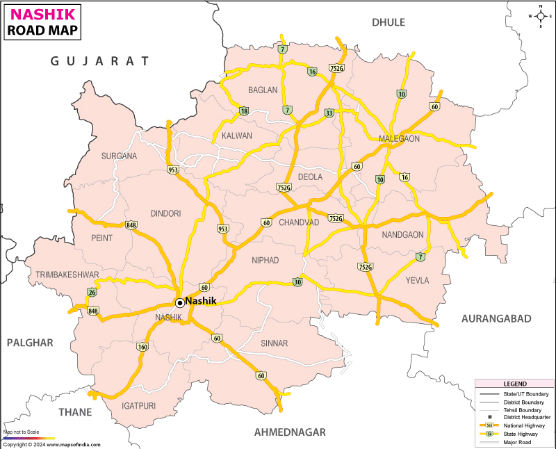 Nashik Road Map