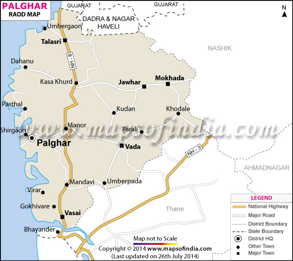 Palghar Road Map
