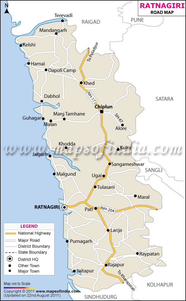 Ratnagiri Road Map