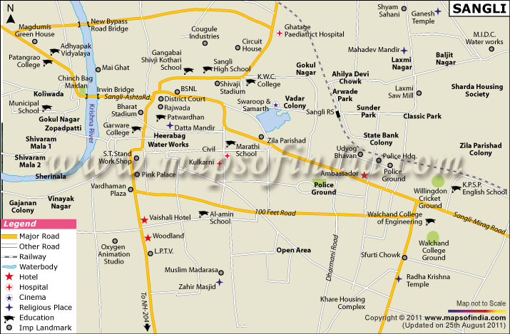 City Map of Sangli