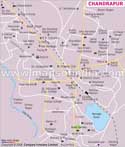Chandrapur City Map