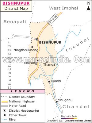 Bishnupur District Map