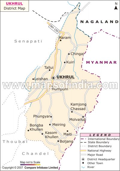 Ukhrul District Map