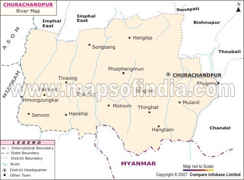 River Map of Churachandpur