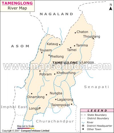 River Map of Tamenglong