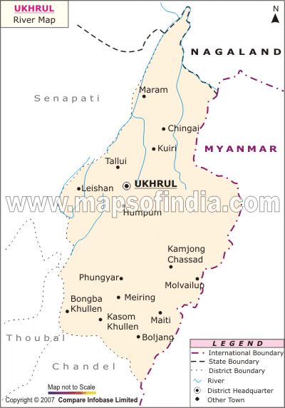 River Map of Ukhrul