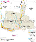 South Garo Hills District Map