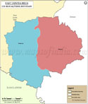 East Jaintia HillsTehsil Map