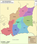 East Khasi Hills Tehsil Map