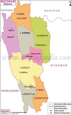Mizoram Districts
