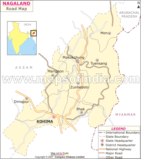 Nagaland Road Network