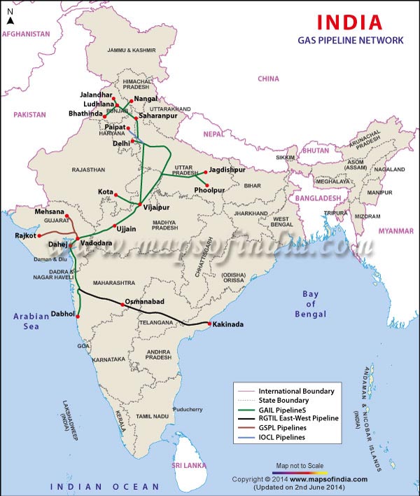 India's largest Gas Pipeline