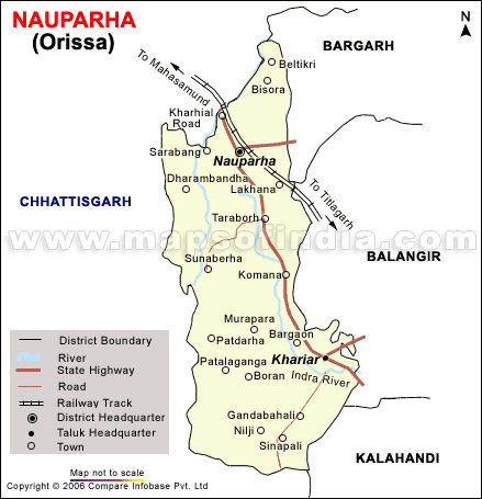 Nuaparha District Map