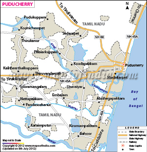 Maps Of Pondicherry