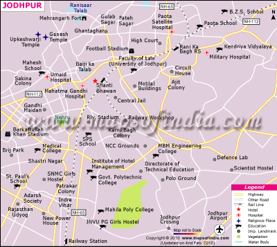 Jodhpur Map