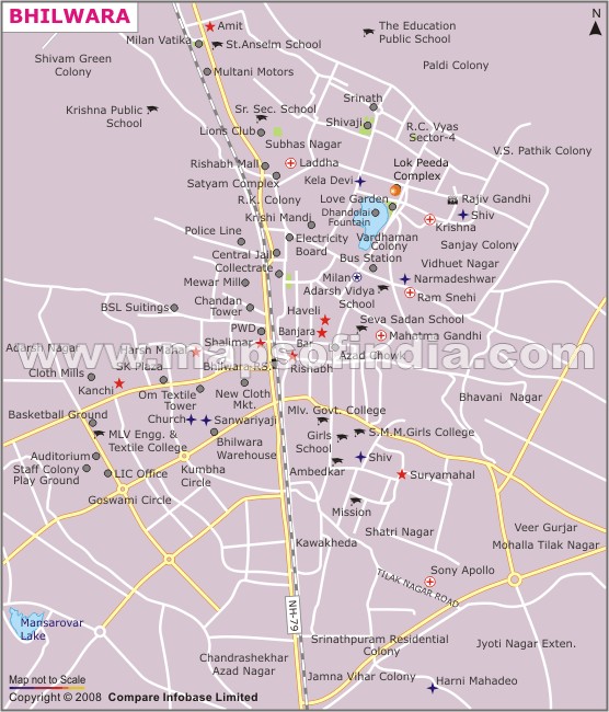Bhilwara Map