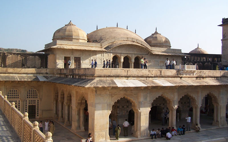 Sheesh Mahal or mirror palace at Amber Fort