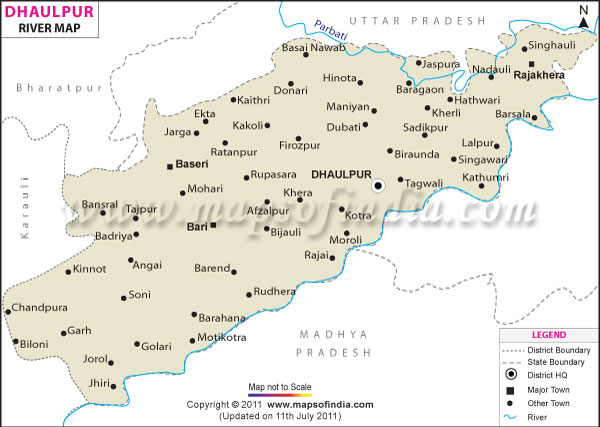 Chambal River Map