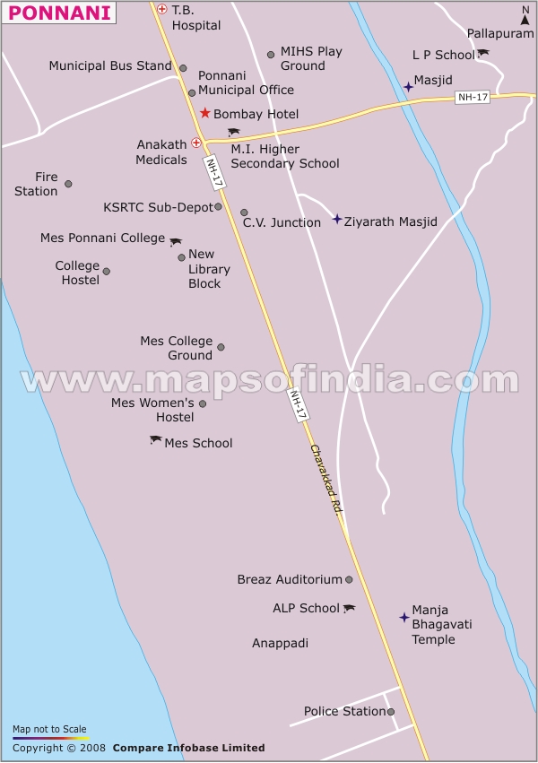 Ponnani City Map