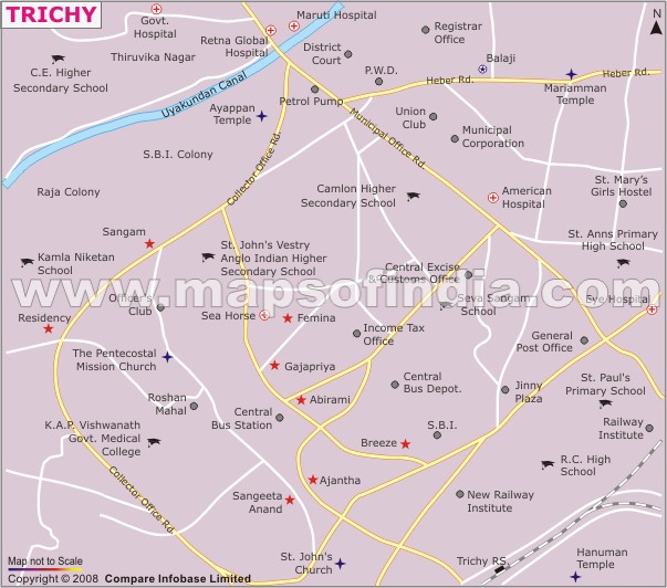 Trichy City Map